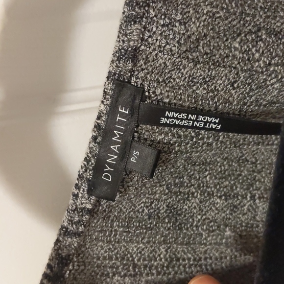 Dynamite Dark Grey Wrap Blouse (Size S) - Picture 2 of 2